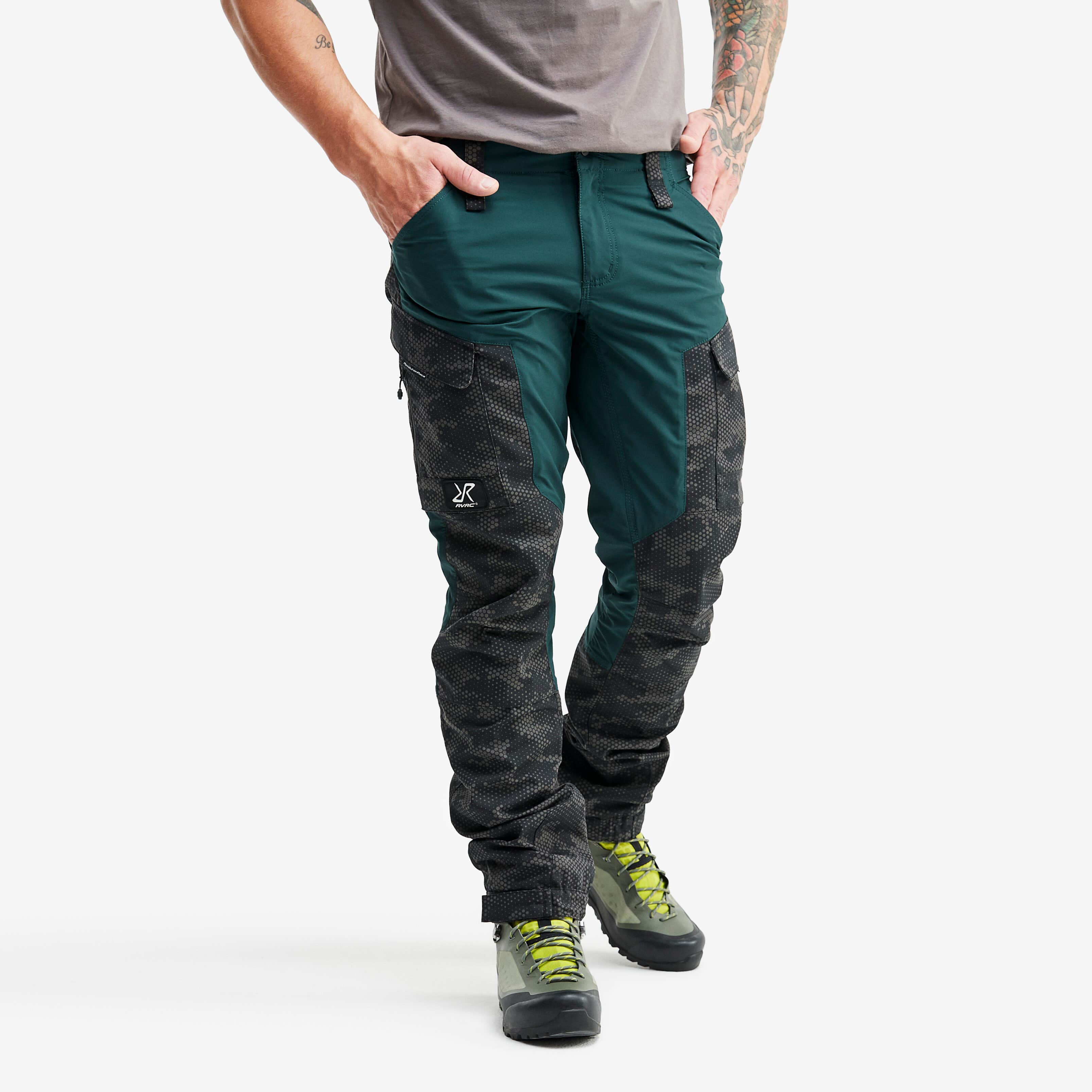 RVRC GP Pants Homme Teal Camo