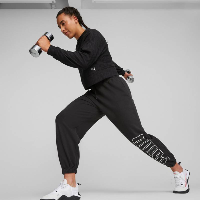 PUMA Fit Branded Funktionssweatshirt Damen