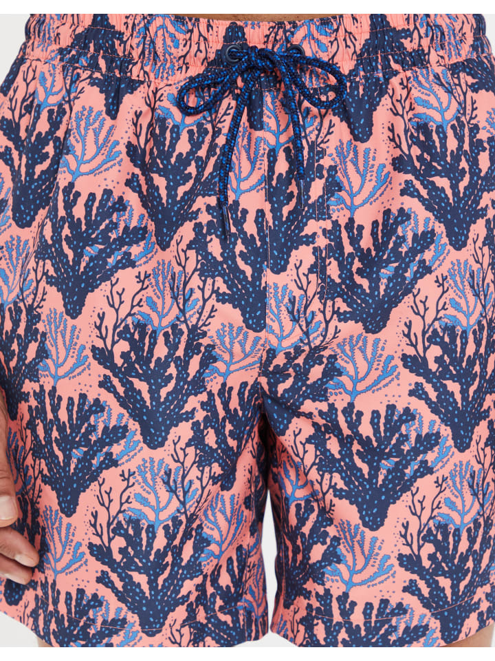 Threadbare Badehose THB Swim Short Seaweed in Coral günstig kaufen