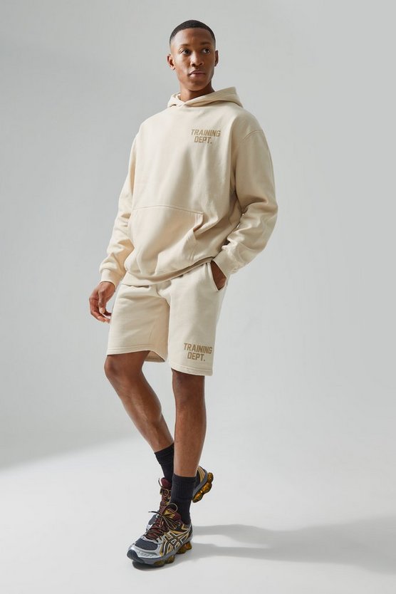 Man Active Training Dept Hoodie & Shorts