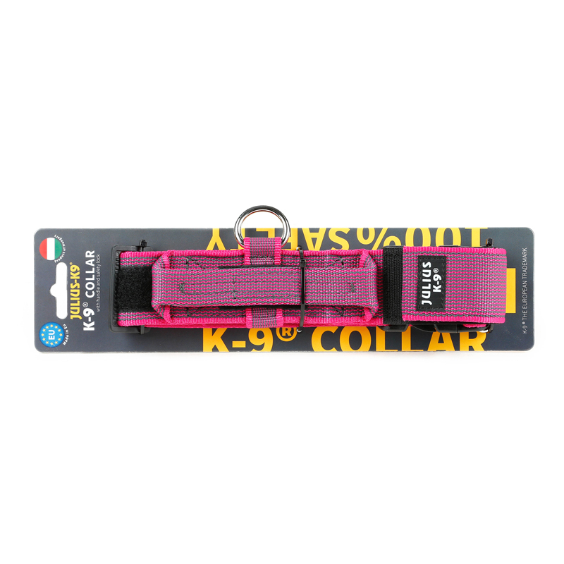 JULIUS-K9 Hundehalsbänder JULIUS-K9 Halsband mit Griff 50mm pink