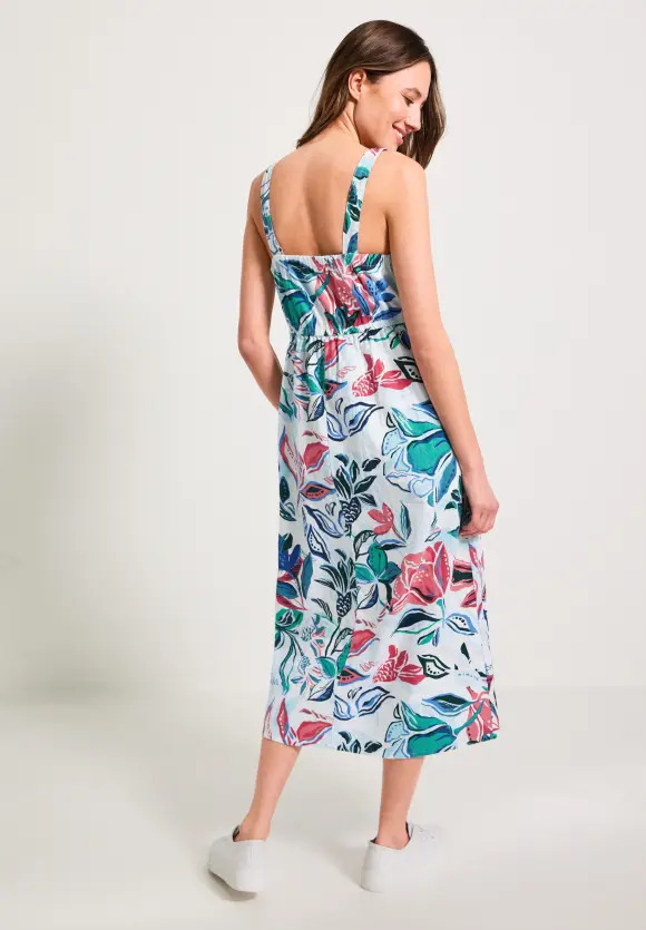 CECIL Midi Leinenmix Kleid