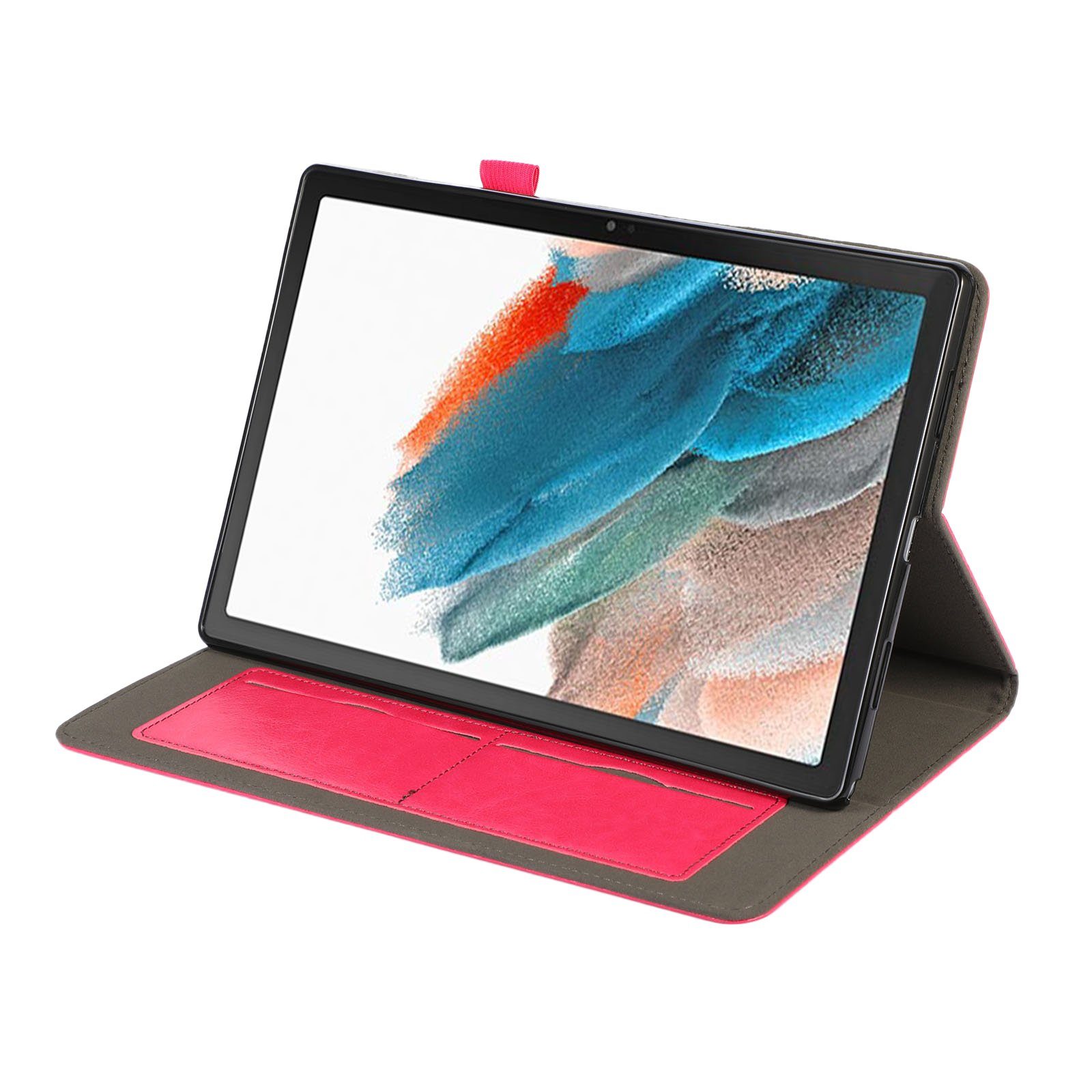 Lobwerk Tablet-Hülle Schutzhülle für Samsung Galaxy Tab A8 SM-X200 X205, Wake & Sleep Funktion, Sturzdämpfung, Aufstellfunktion