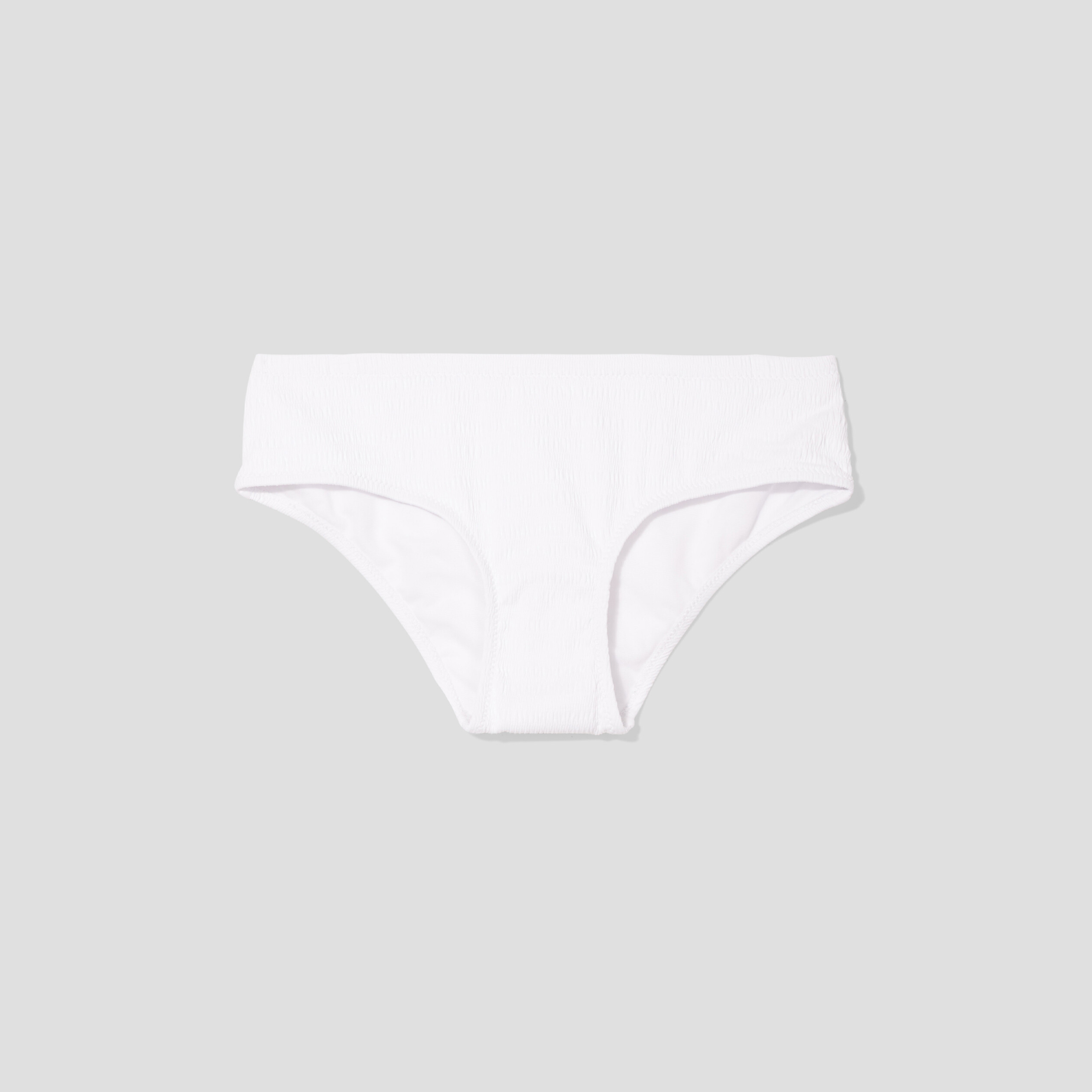 Shorty bas de maillot de bain texturé blanc femme | La Halle