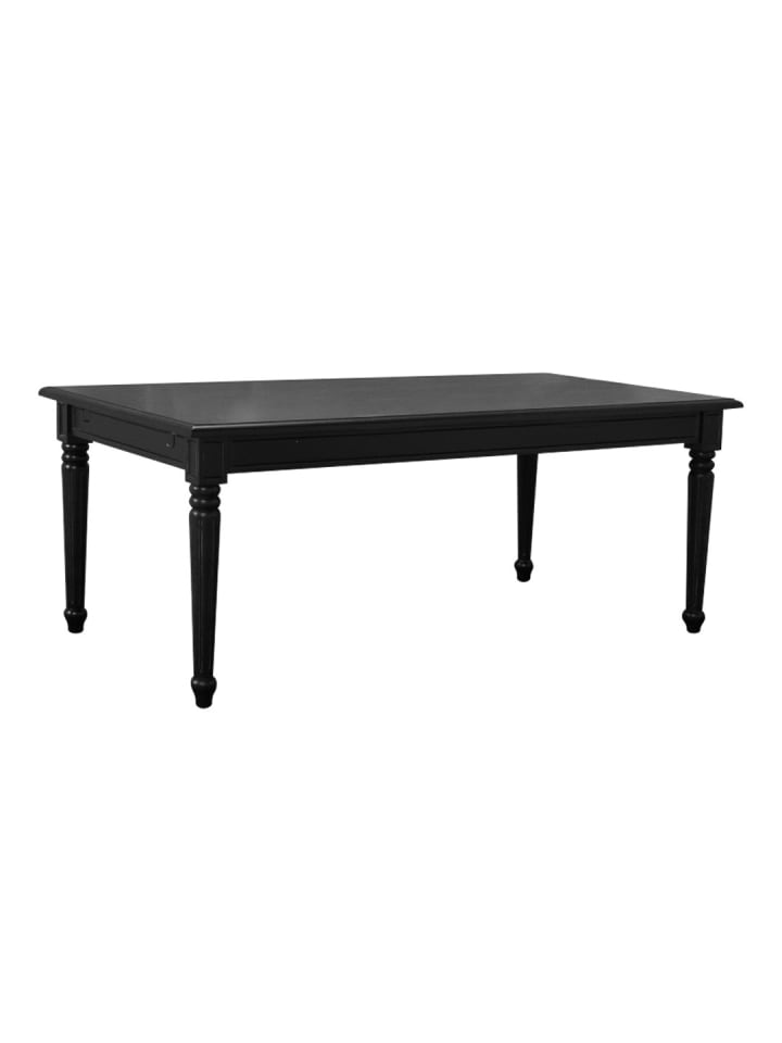 ebuy24 Essgruppe Amaretta (9-teilig) Schwarz 180 x 100 cm günstig kaufen onesize
