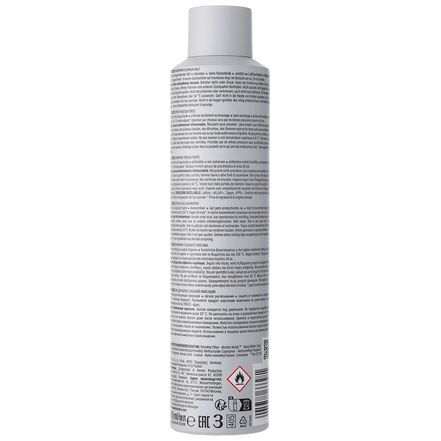 Schwarzkopf Professional Osis+ Freeze Spray fixation forte /+++