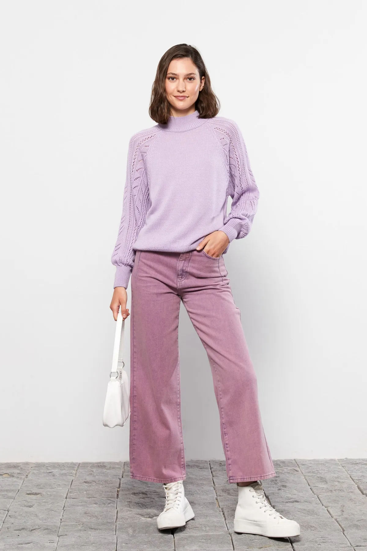 LC Waikiki  Pullover - Lila - Regular Fit