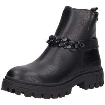 Tom Tailor Stiefelette in schwarz