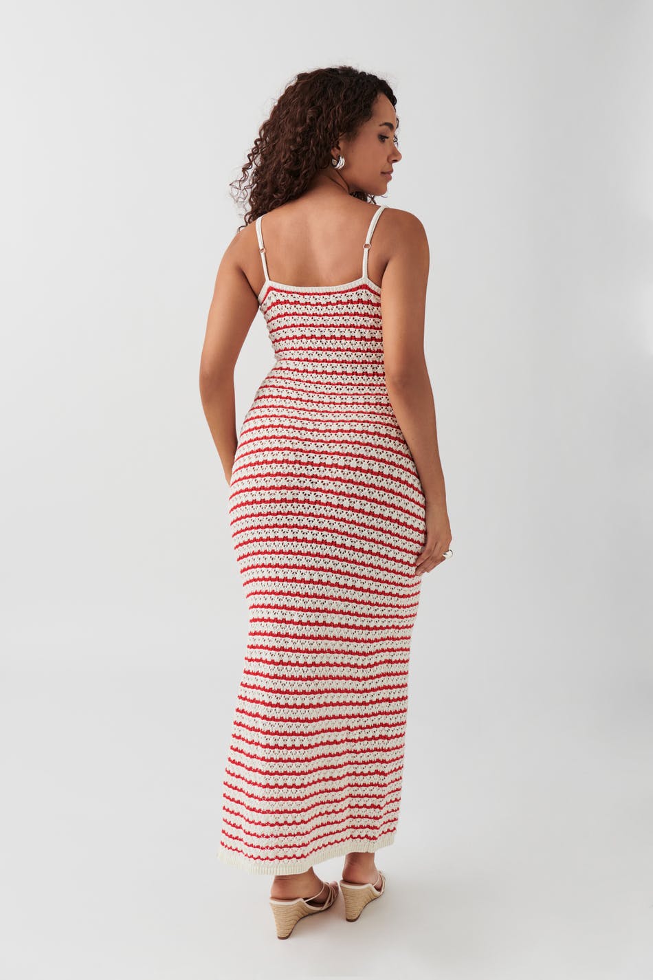 Stripe knitted dress