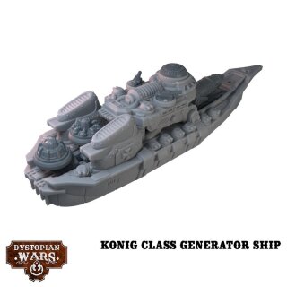 Dystopian Wars: Konig Battlefleet Set