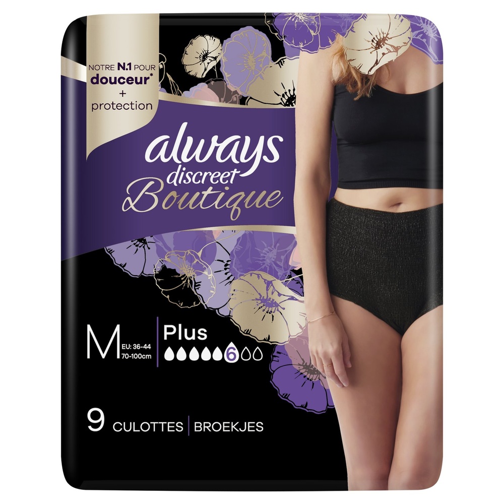 always Always Discreet Plus Culottes Pour Fuites Urinaires Culottes Pour Fuites Urinaires