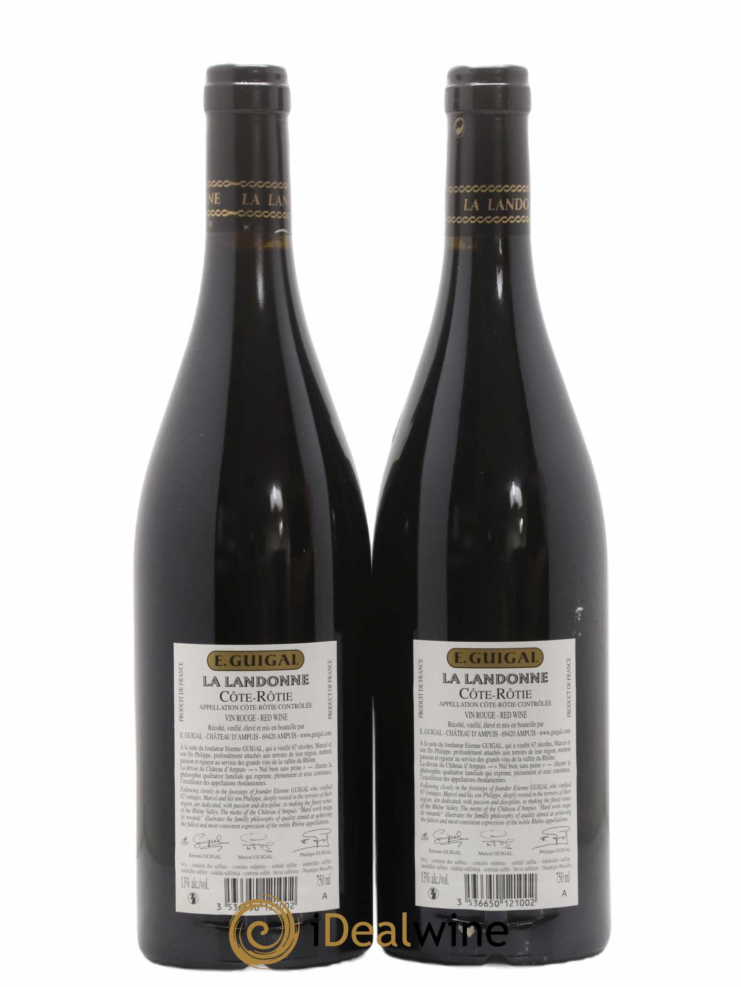 Côte-Rôtie La Landonne Guigal  2011 - Lot de 2 Bouteilles