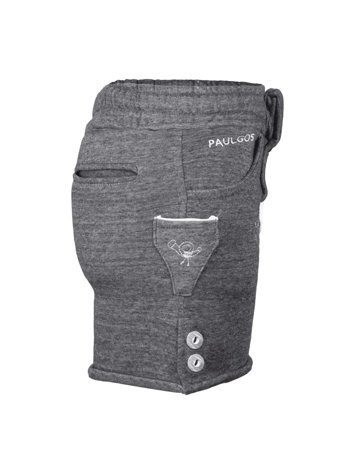 PAULGOS Kinder Jogginghose Design Trachten Lederhose Bermuda Shorts Kurz JOK-KK2 in Dunkelgrau günstig kaufen