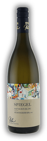 Weingut Polz, Spiegel, Sauvignon Blanc, DAC, trocken, 2022, Steiermark  Weingut Polz, Spiegel, Sauvignon Blanc, DAC, trocken, 2022, Steiermark  Frisch und saftig widerspiegelt er die Südsteiermark. Jahrgang 2022 - 0,75	 Liter - Vol 12%