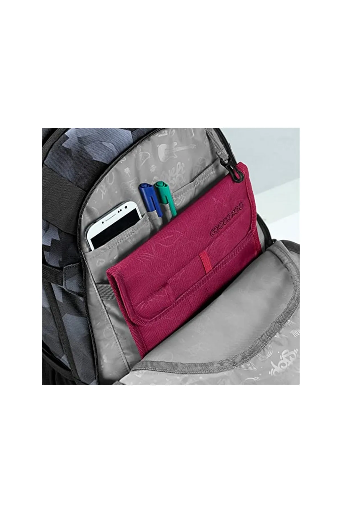 Coocazoo  Rucksack - Schwarz - Unifarben