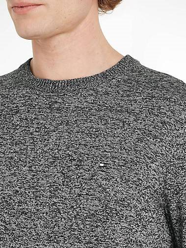 TOMMY HILFIGER Herren Strickpullover Rundhals Baumwolle/Kaschmir Regular Fit