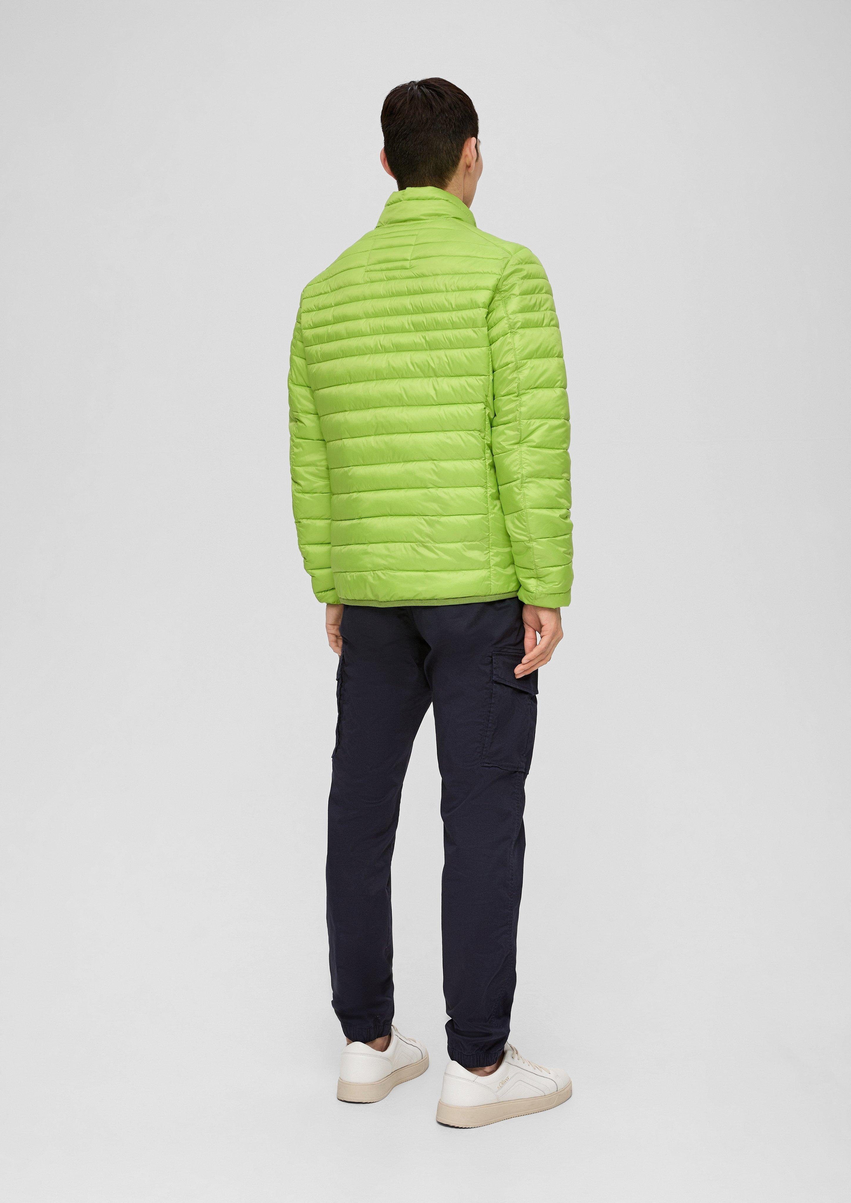 s.Oliver Allwetterjacke Steppjacke mit Label-Patch Label-Patch