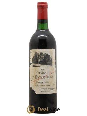 Château l'Évangile  1986 - Lot de 1 Bouteille