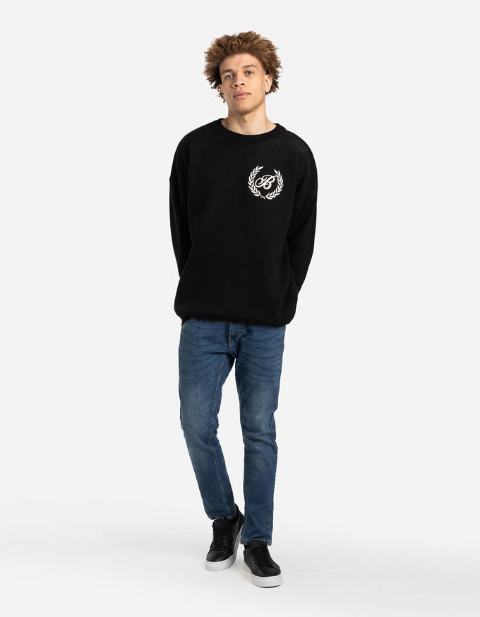 Strickpullover - Stickereien