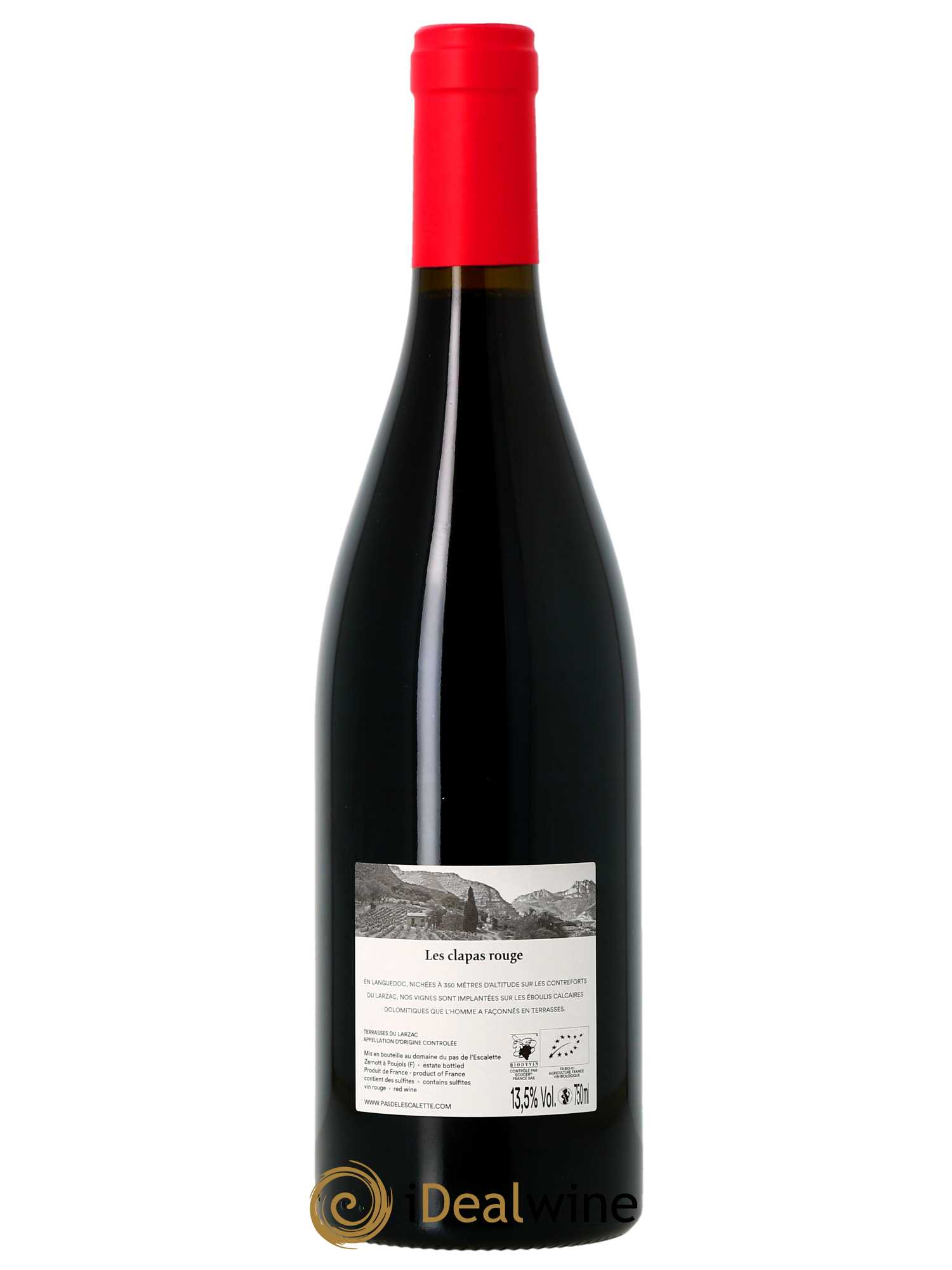 Terrasses du Larzac Clapas Pas de l'Escalette  2021 - Lot de 1 Bouteille