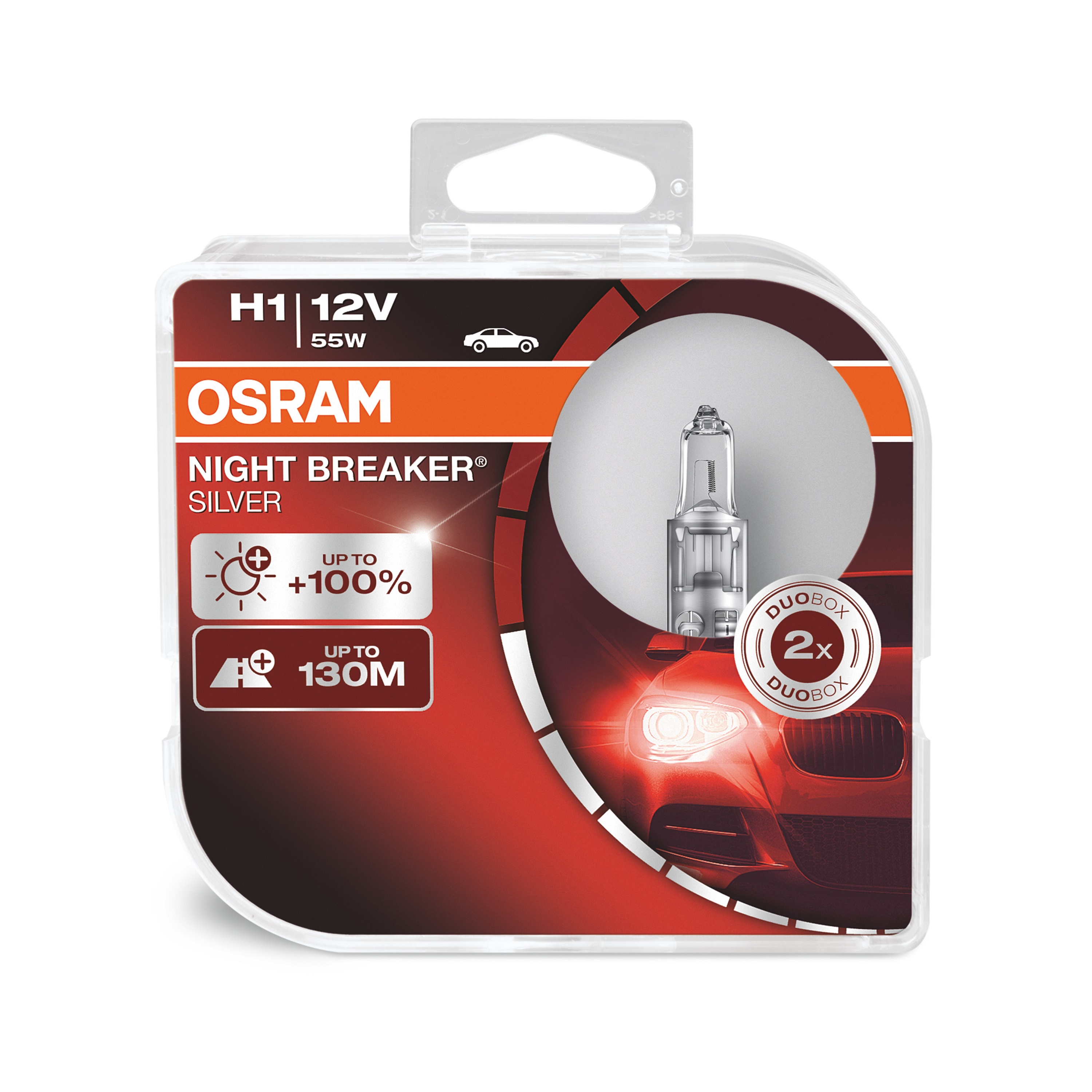 OSRAM Night Breaker Laser H1 12 V 55-W, 2 Sück - ATU