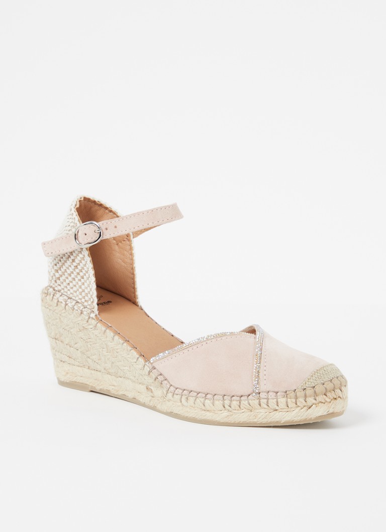 Dune London Kamii -espadrillet mokkanahkaa ja strasseja