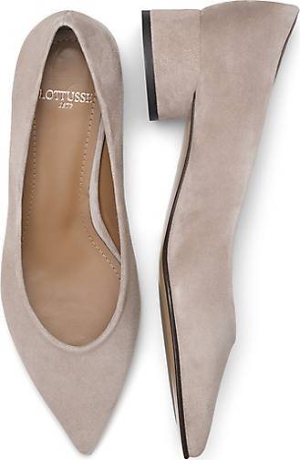 Lottusse Taupe Lamm Wildleder Ballerinas