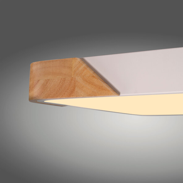LED-Deckenleuchte BILA, 32 x 32 cm, weiß