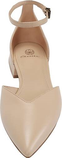 ekonika Lederballerinas mit schmaler Spitze