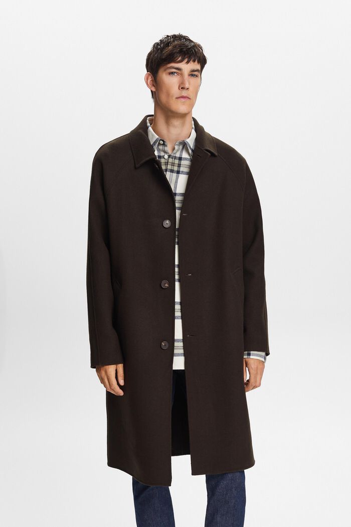Mac Coat aus Wolle
