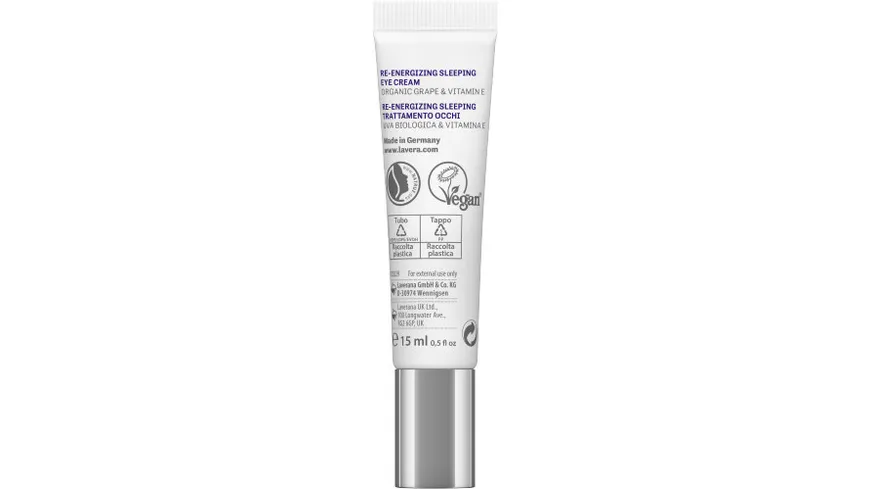 lavera Re-Energizing Sleeping Augenpflege 15 ml