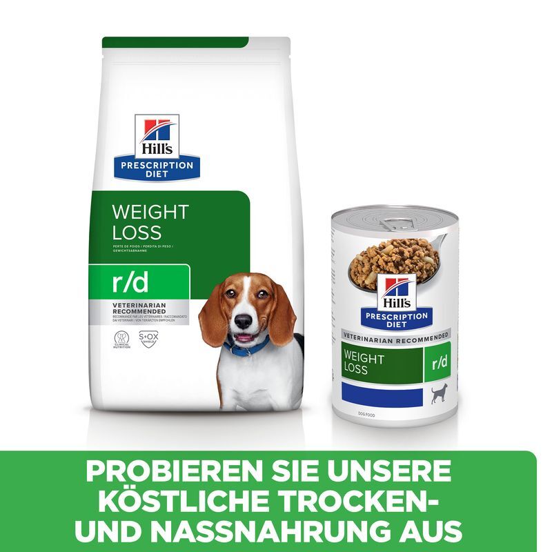 Hill's Übergewicht Hill's Prescription Diet Weight Reduction r/d mit Huhn 10 kg