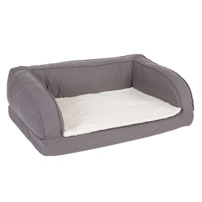 Orthopädisches Hundesofa grau