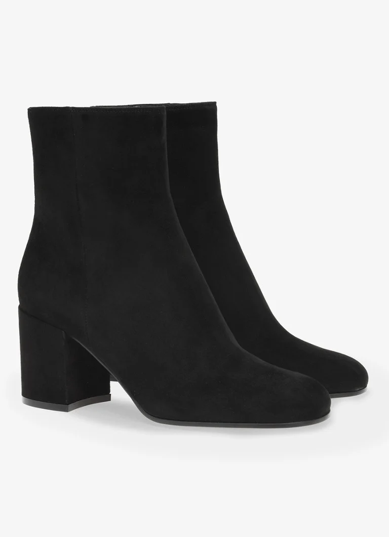 Cizma Joelle de Gianvito Rossi din piele intoarsa