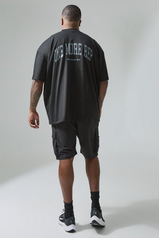 Plus Man Active Cargo-Shorts