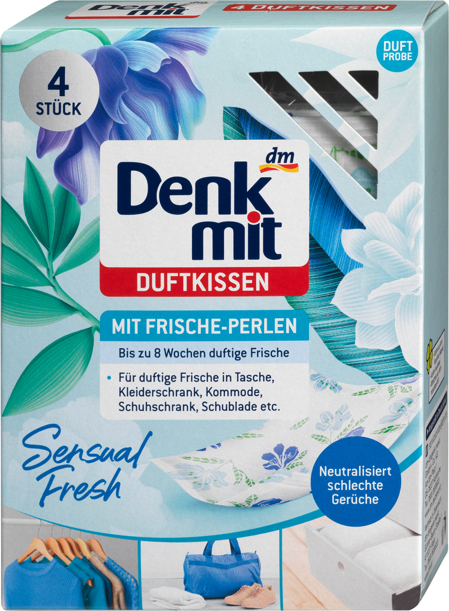 Wäscheduft Kissen Sensual Fresh, 4 St