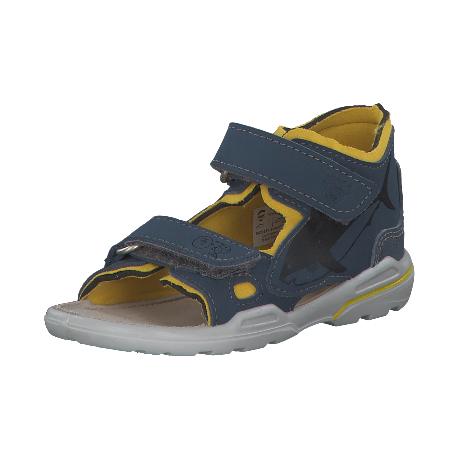 Ricosta Ocean 3202002, Sandaletten, Kinder, Blau/Gelb