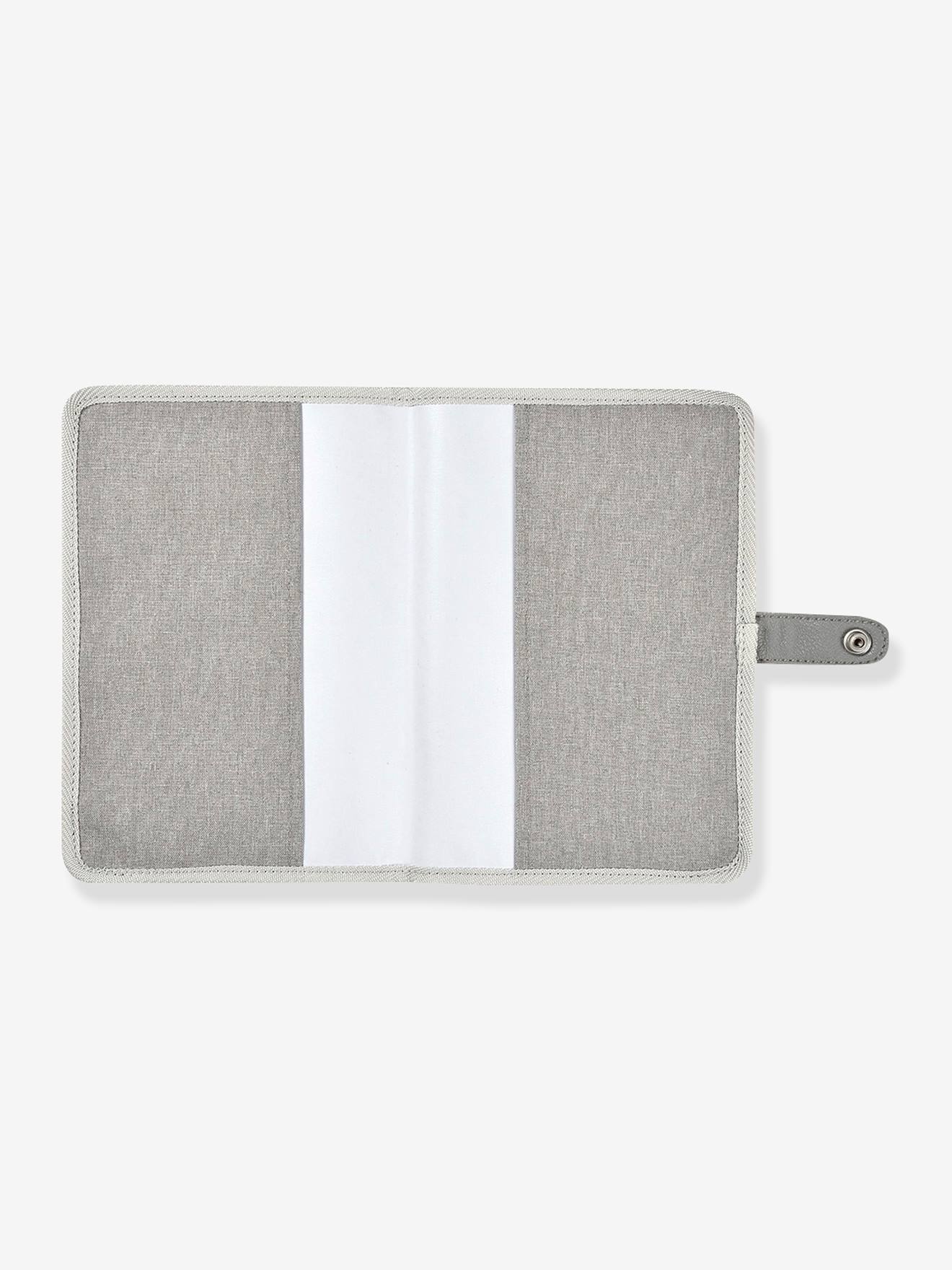 Protège-carnet de santé BEABA gris chiné