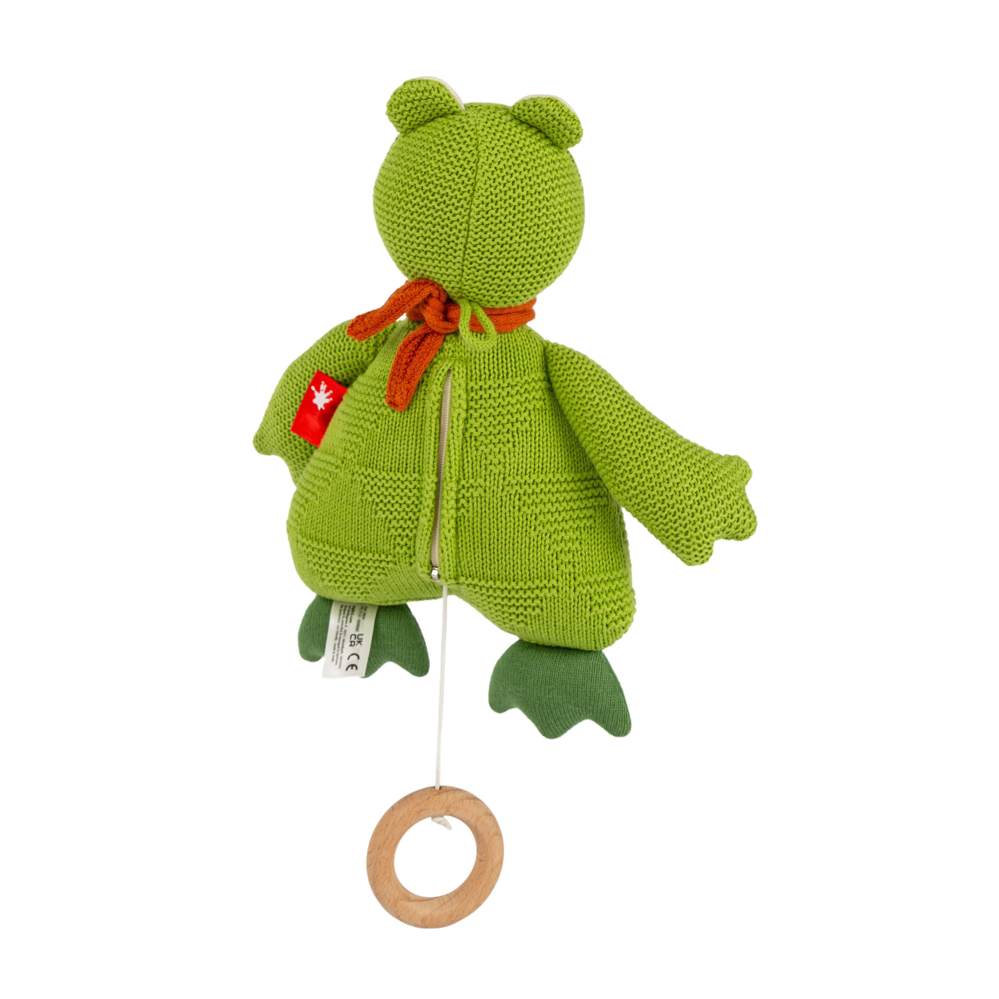 Baby Strick-Spieluhr Frosch