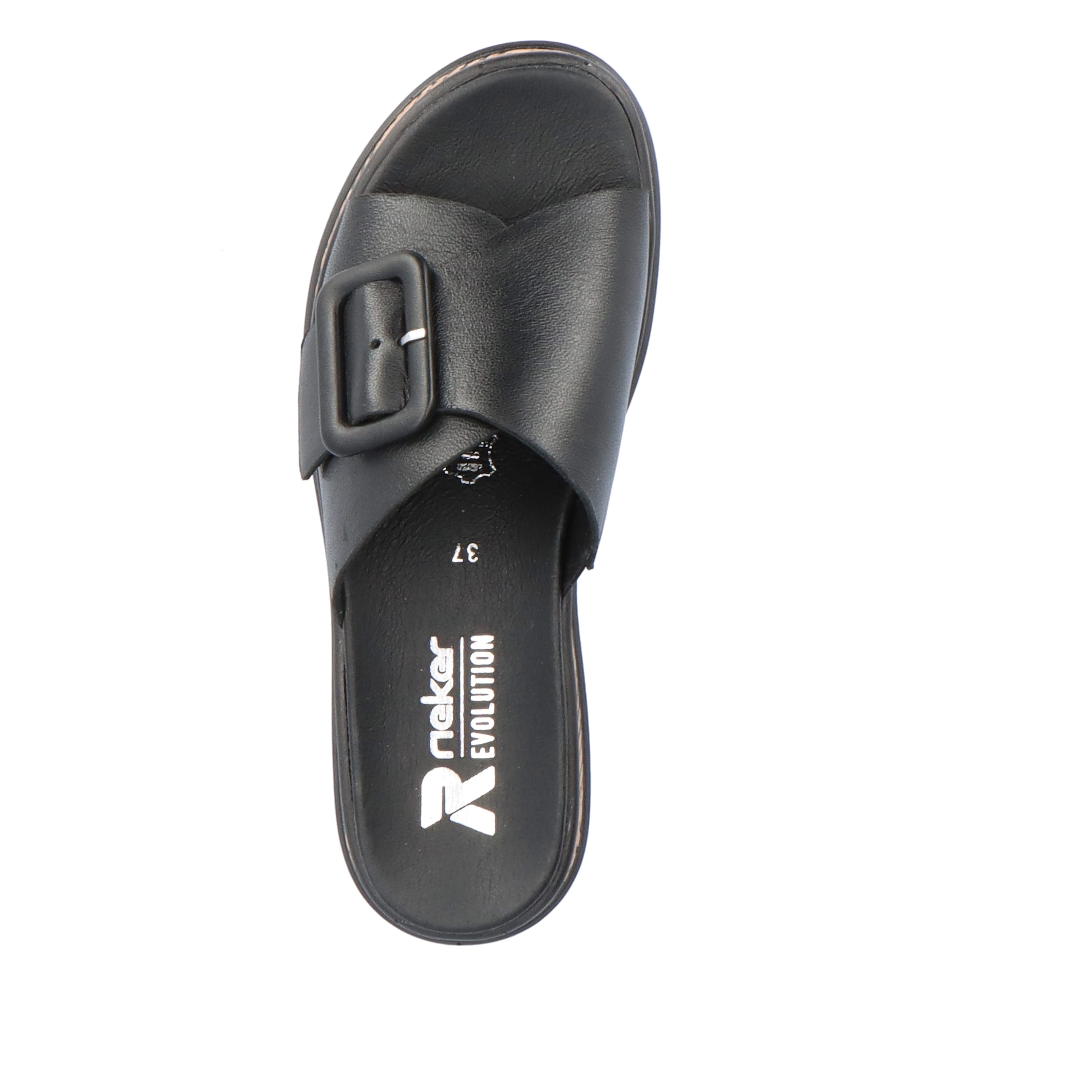 Rieker Damen Pantoletten night black