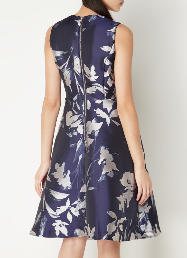 Vestido Cassy Petite Phase Eight, azul marino/multicolor