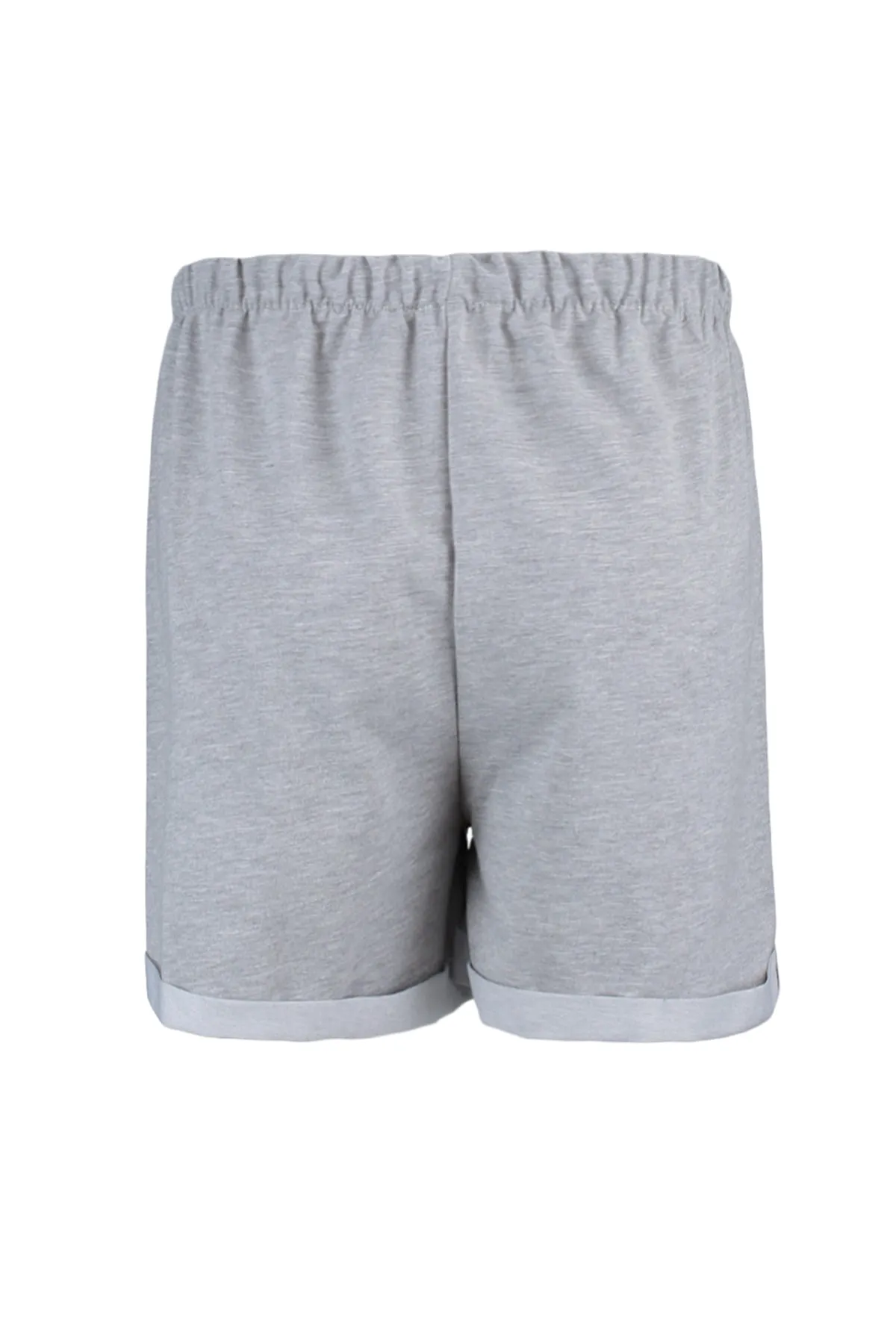 Trendyol Curve  Graue gestrickte Shorts mit Taschen und Bermuda TBSSS22SR0143