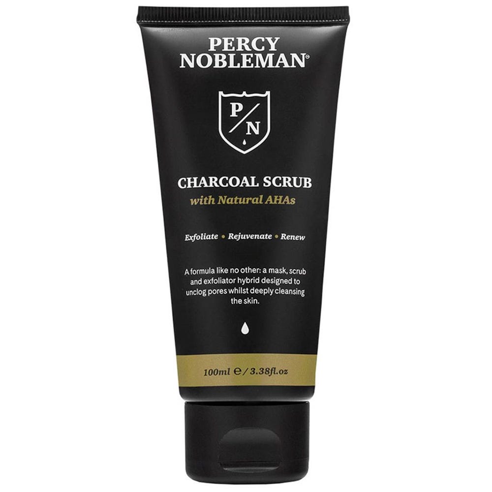 Percy Nobleman Charcoal Scrub Natural AHAS 100 ml