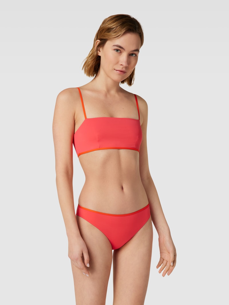 Bikini-Oberteil mit Spaghettiträgern Modell 'EASYTOP' in orange