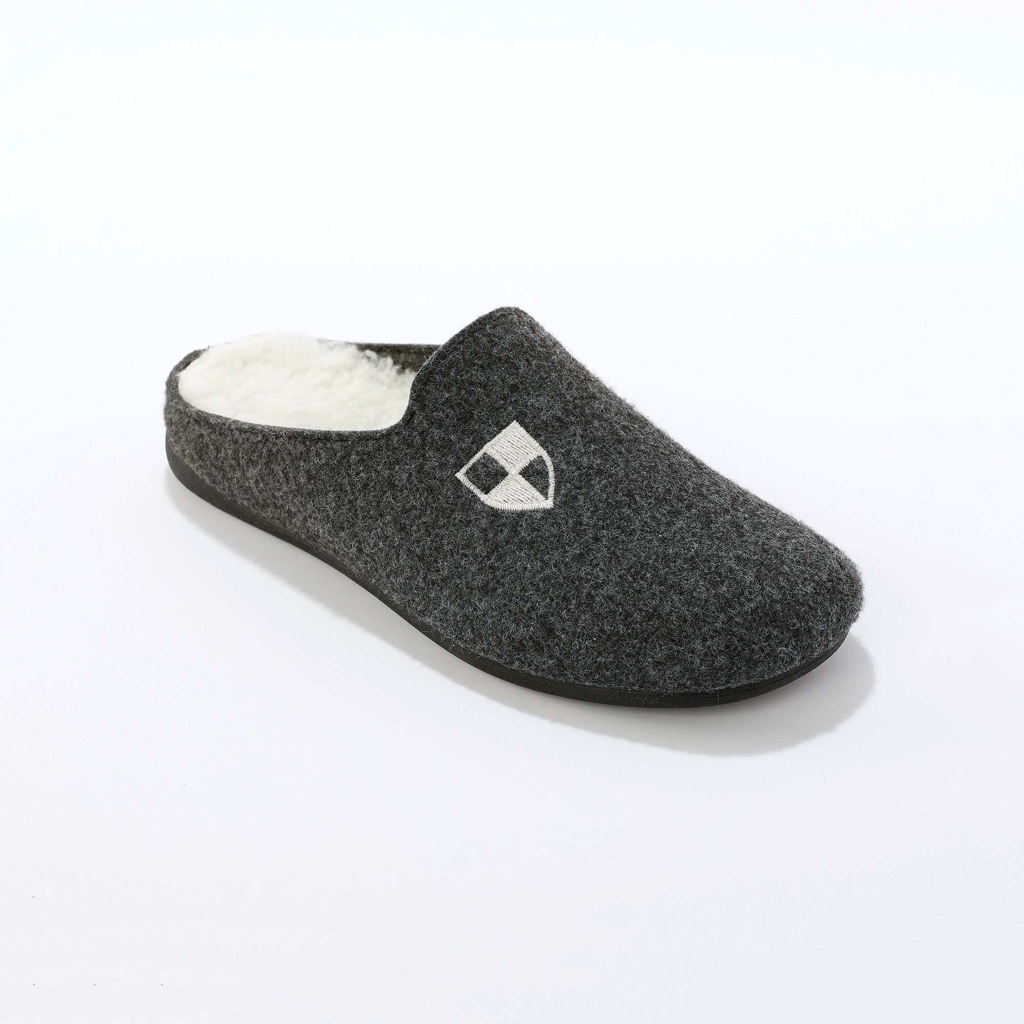 Chaussons forme mules homme