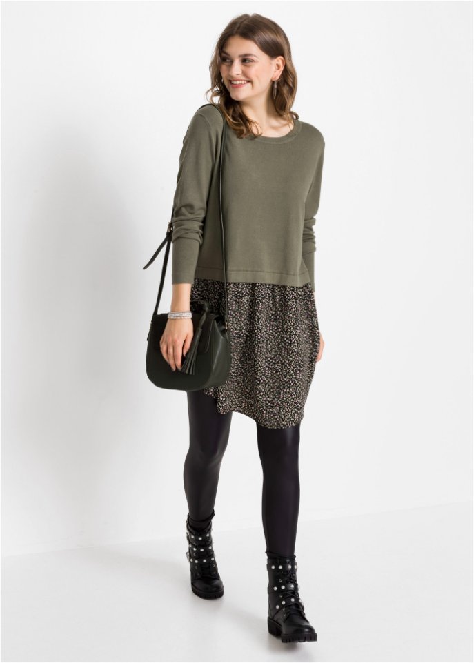 Pullover mit Rockansatz