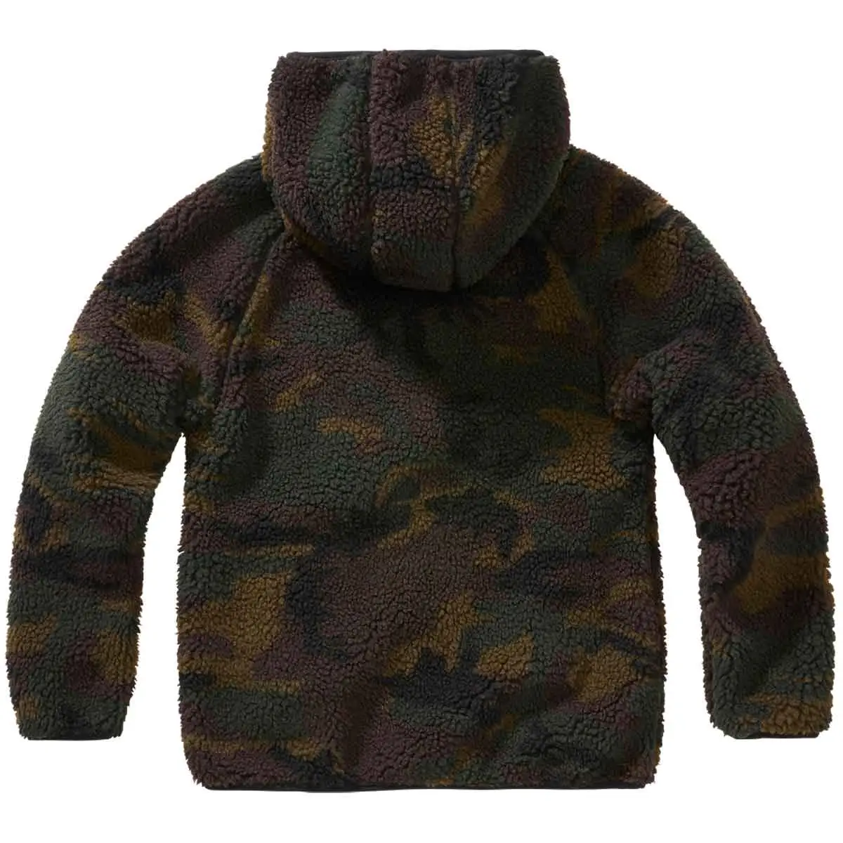 Kinder Teddyfleece Jacke woodland