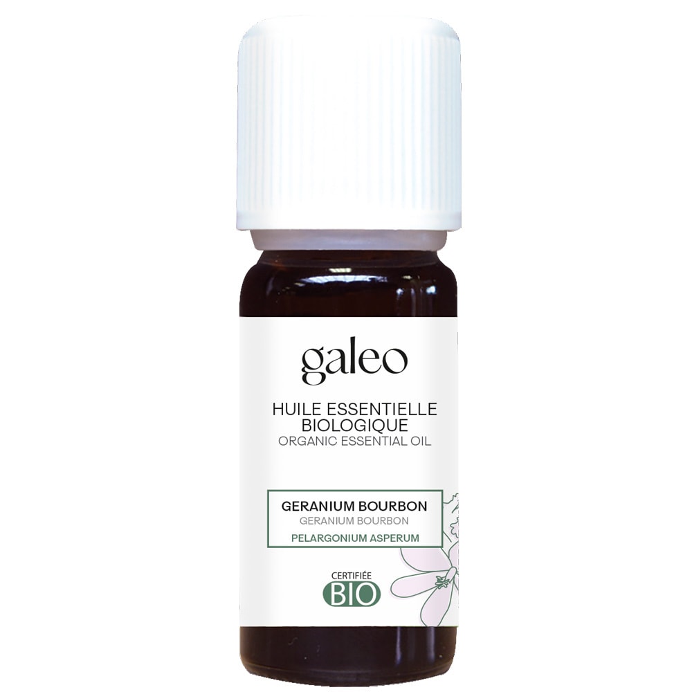galeo HUILE ESSENTIELLE BIOLOGIQUE 10 ML GERANIUM BOURBON Huile essentielle biologique