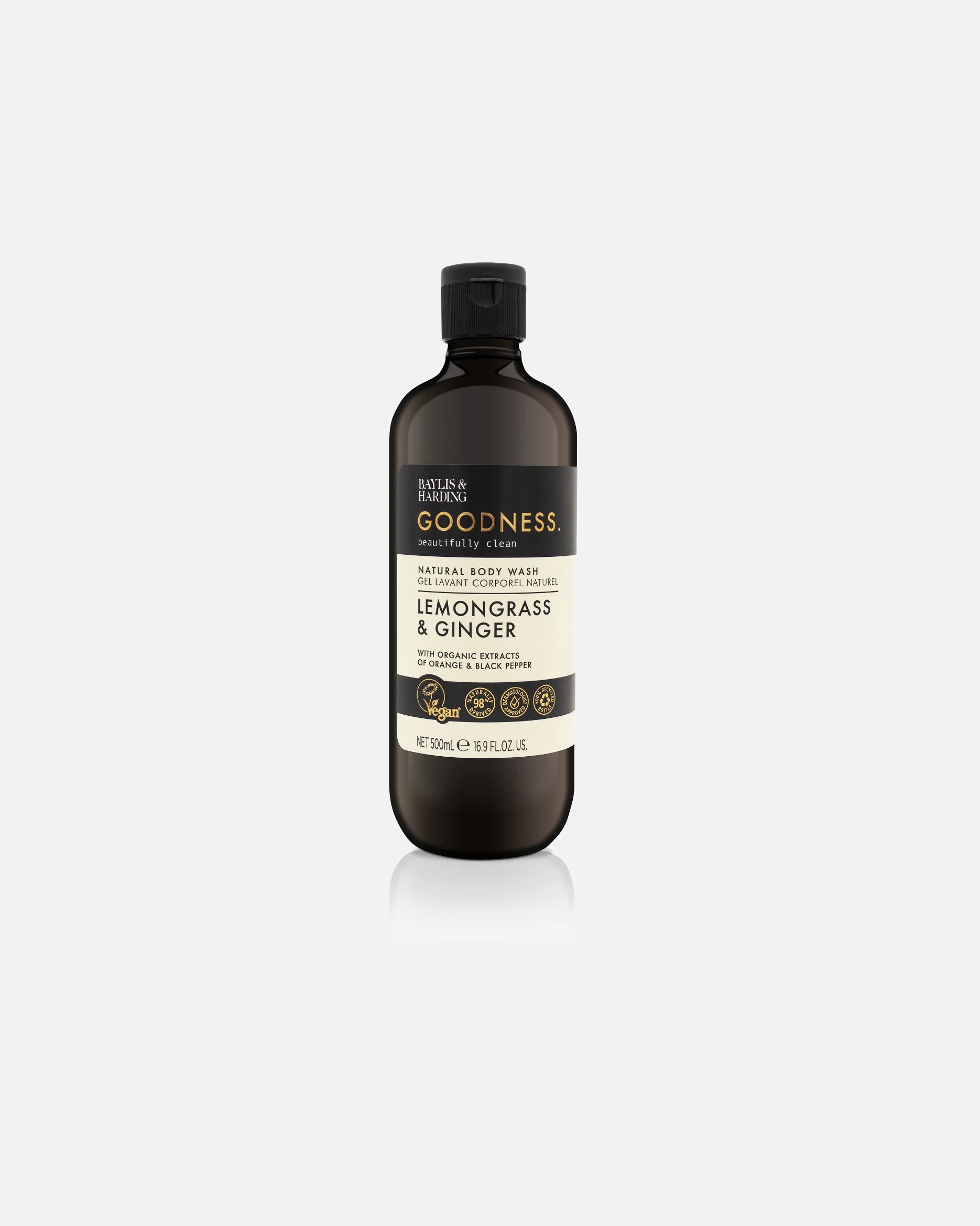 Gel de duș Baylis and Harding Goodness - Lemongrass și Ghimbir