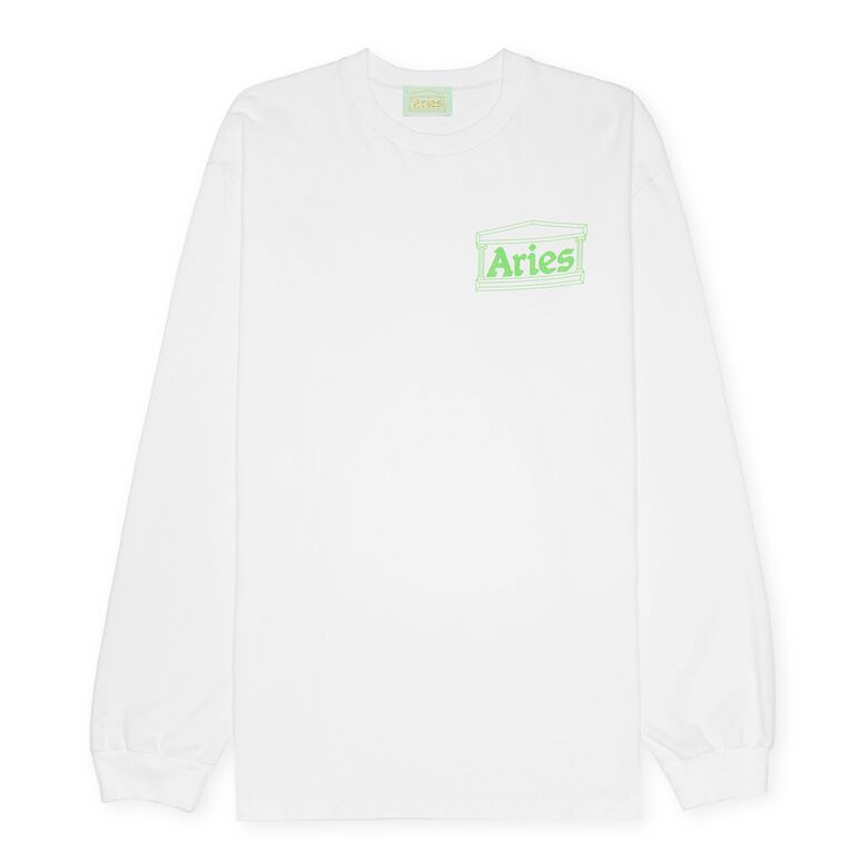 Aries Temple LS Tee white
